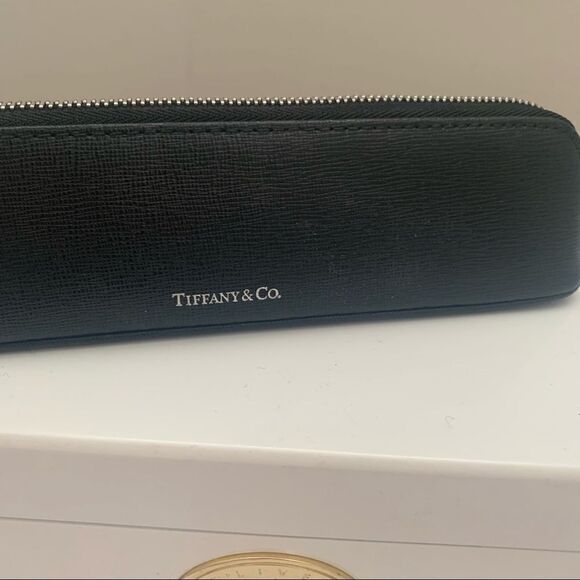 Tiffany & Co. Leather Pencil Case/Cosmetic Bag NEW - Picture 3 of 12
